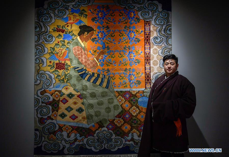 A glimpse of Tibetan carpet fair