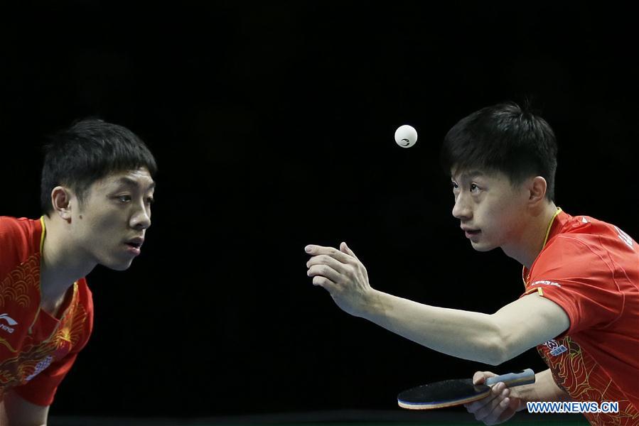 China advances to final in ITTF Team World Cup in London