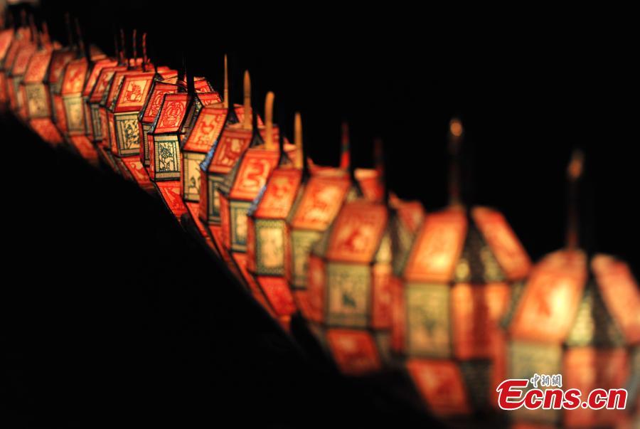 Unique lanterns on display in eastern village