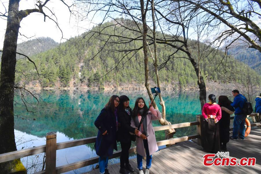 Jiuzhaigou welcomes tourists for the first time after quake