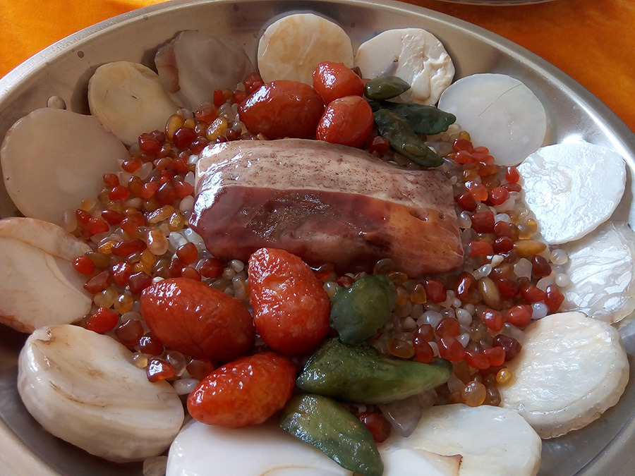 Delicious food, or stones?