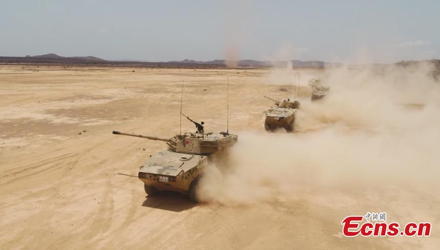 PLA base in Djibouti conducts anti-terrorism drill