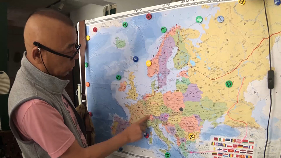 Couple sets off on self-driving tour to Europe