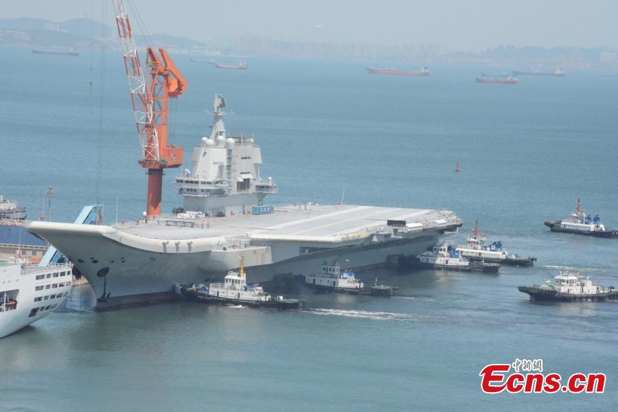 Aircraft carrier wraps up debut voyage