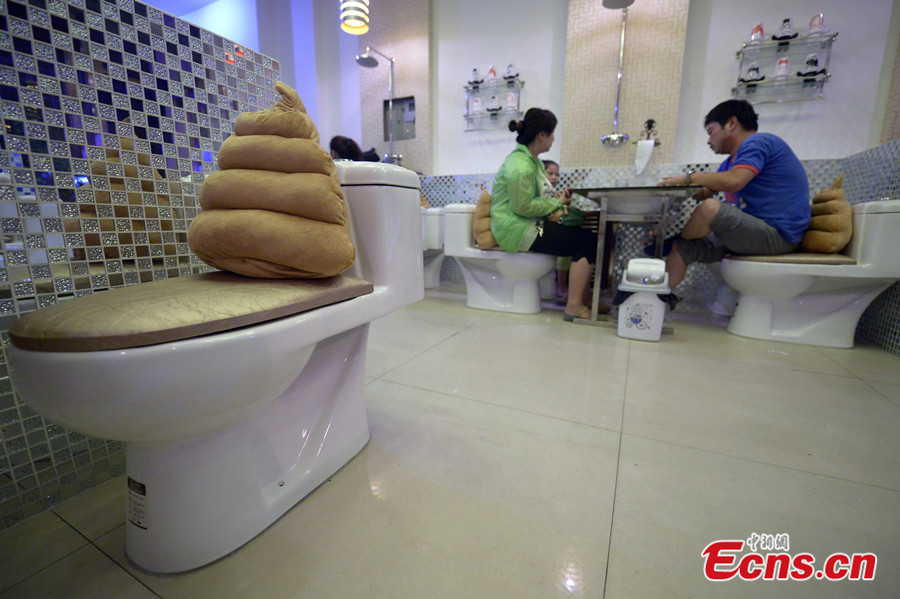 Shanxi's first toiletthemed restaurant opens in Taiyuan (8/8