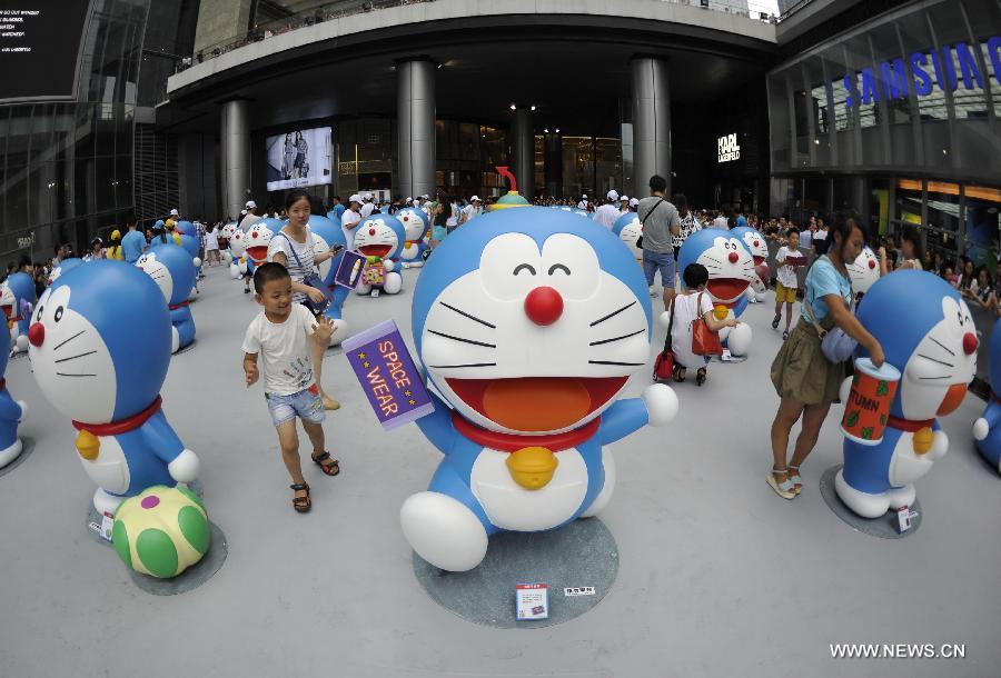 Doraemon exhibition kicks off in SW China's Chengdu (1/7) Headlines