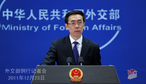 Foreign Ministry spokesman Liu Weimin (File photo). 