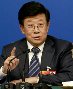 Zhao Kezhi, Party chief of Guizhou and an NPC deputy 
