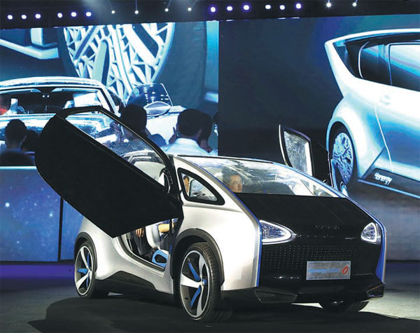 New energy vehicles will set a new ground in China's auto market in the next few years. (Provided to China Daily)