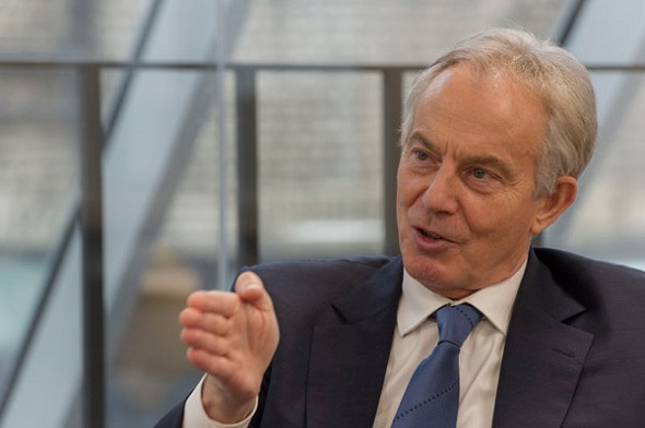 Tony Blair (Photo/China Daily)
