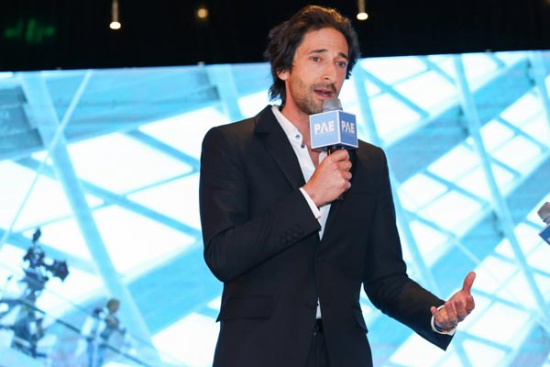 Log Out, directed by Austin Smithard, tells a China-based futuristic story and features a star-studded cast including Adrien Brody (pictured), Shawn Dou and Blake Lively. (Photo provided to China Daily)