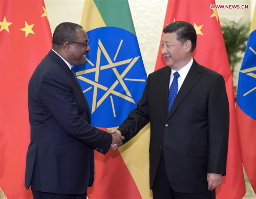 Image result for Belt and Road Forum : Chinese leaders meet Ethiopia Prime Minister