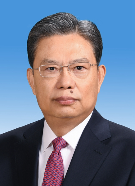 Zhao Leji is elected as a member of the Standing Committee of the Political Bureau of the 19th Central Committee of the Communist Party of China (CPC) on Oct. 25, 2017. (Xinhua)