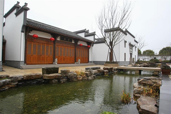 A restored Hui-style building at the new Beauty Life Cultural Park in the Pudong New Area (Jiang Xiaowei/SHINE)