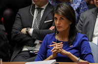 Envoy Haley: U.S. troops not leaving Syria until goals accomplished 