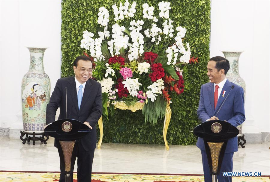 China to promote bilateral ties with Indonesia to new level: premier