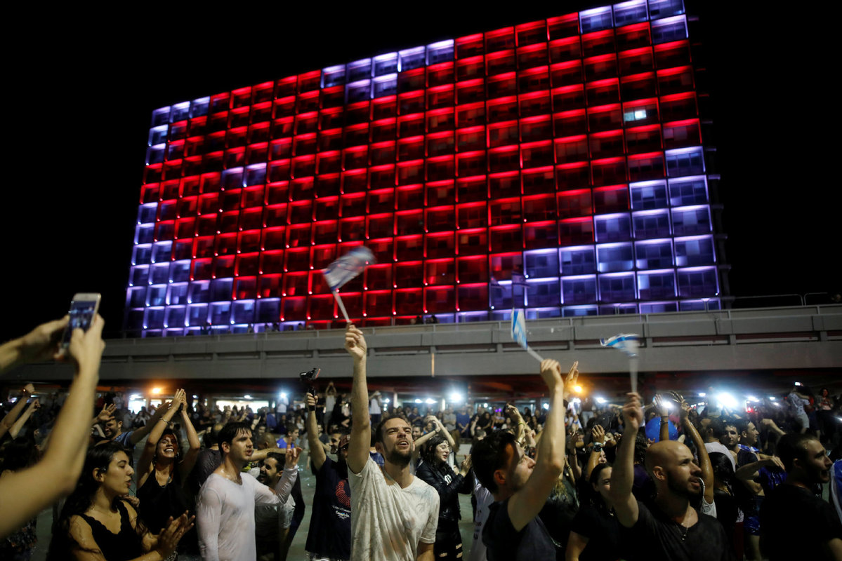 Israelis celebrate Eurovision Song Contest victory