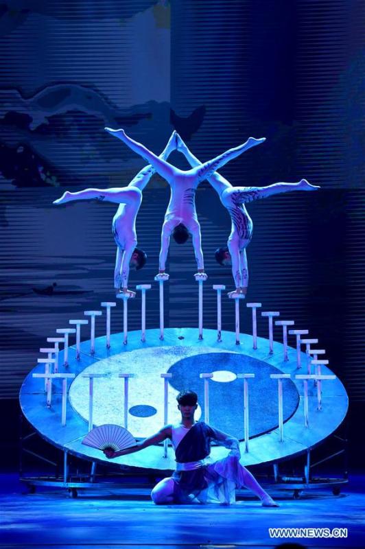 3rd chinese acrobatics art festival held in centra