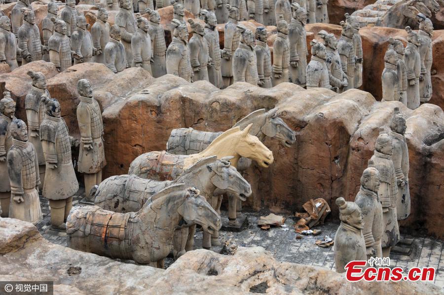 Terracotta Army Replica In Eastern China, Terracotta Army Replica