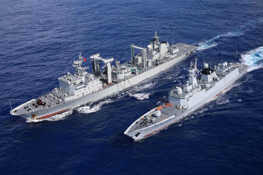26th chinese naval escort taskforce conducts replen