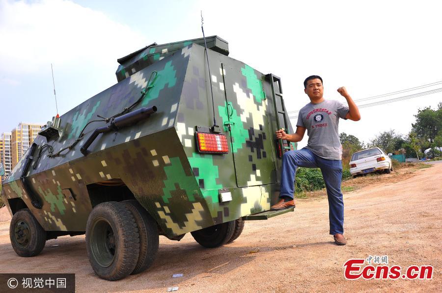 Veteran Turns Homemade Armored Vehicle Into Income Source 1 3
