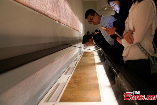 Rare Tang Dynasty scroll exhibited to celebrate academy's 100th anniversary