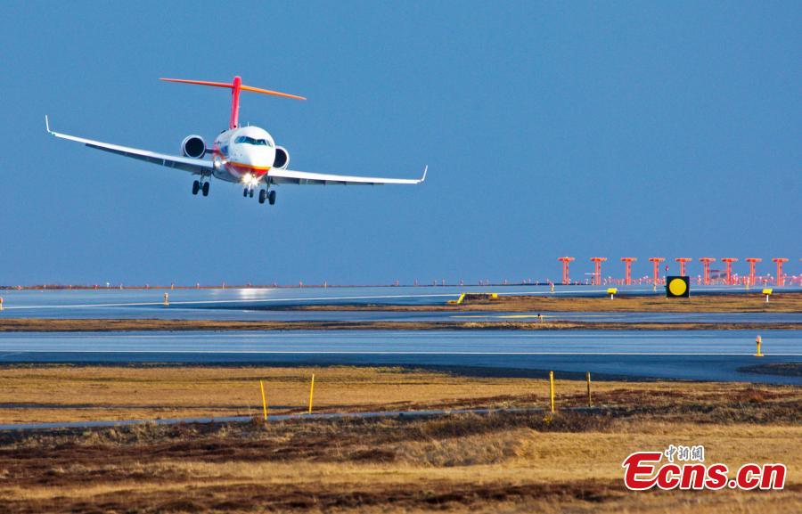 China's first homegrown regional jetliner completes crosswind flight test 
