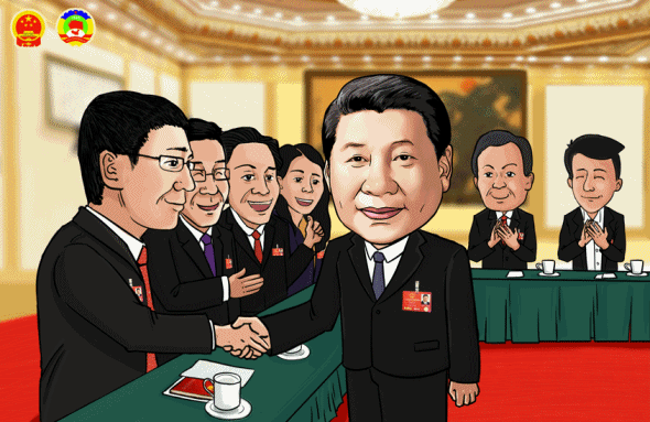 Cartoon Commentary on Xi's two sessions talks③: Revitalizing Northeast ...